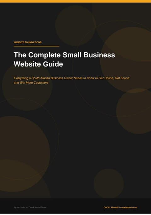 The Complete Small Business Website Guide ebook cover