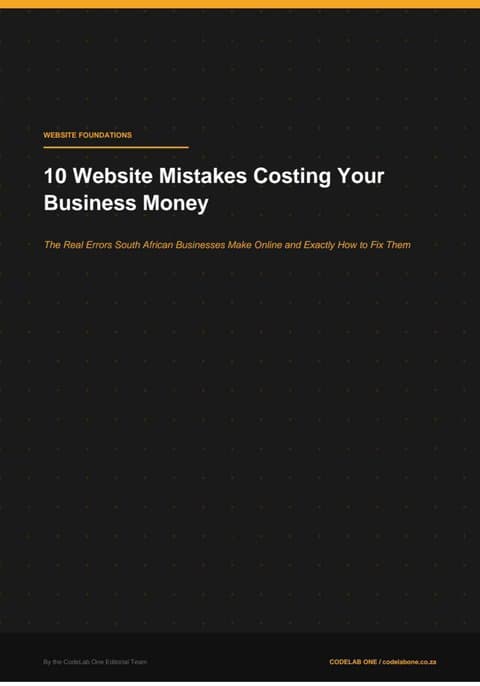 10 Website Mistakes Costing Your Business Money cover