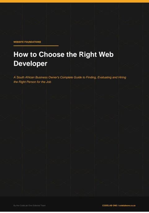 How to Choose the Right Web Developer cover