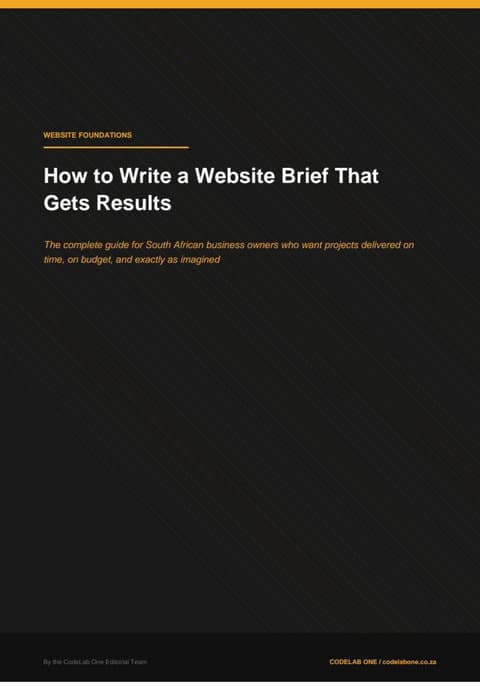 How to Write a Website Brief That Gets Results cover