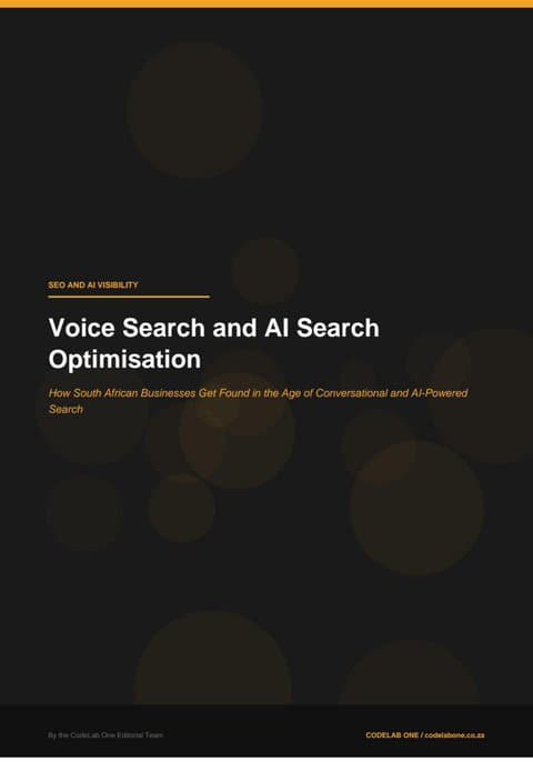 Voice Search and AI Search Optimisation cover