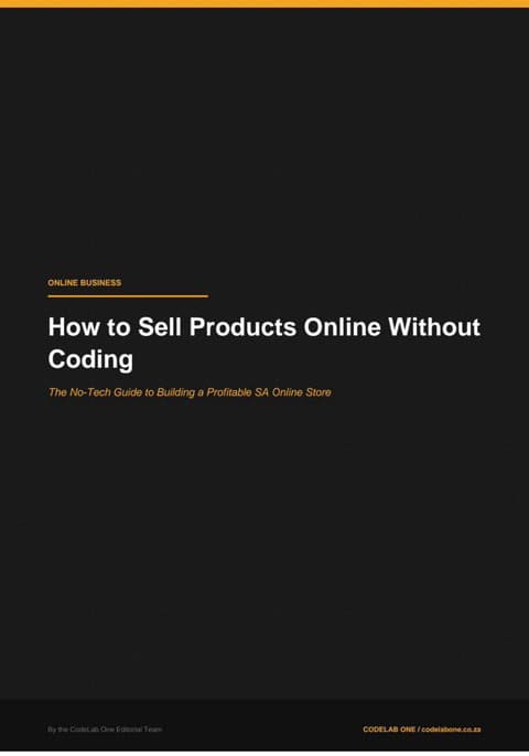How to Sell Products Online Without Coding cover