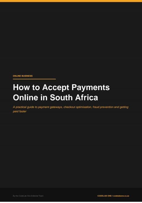 How to Accept Payments Online in South Africa cover