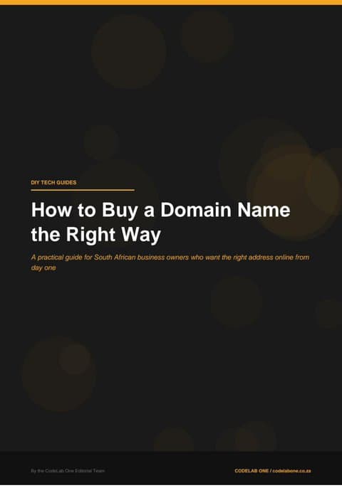 How to Buy a Domain Name the Right Way ebook cover